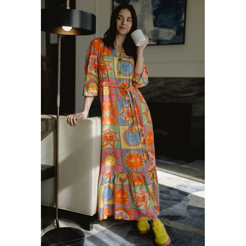 Lydia Long Sleeve Maxi Dress|XS|S|M|L|XL