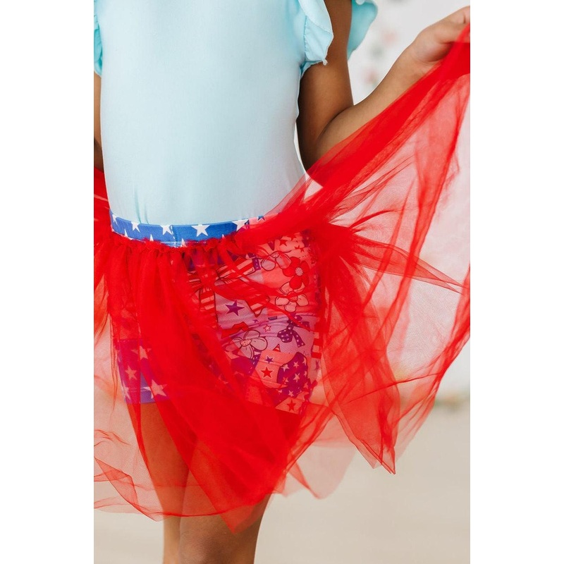 Patriotic Patchwork Tutu Shorts