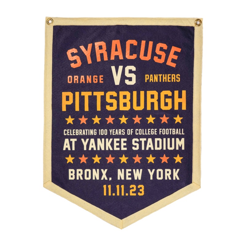 Pittsburgh vs Syracuse Commemorative Camp Flag