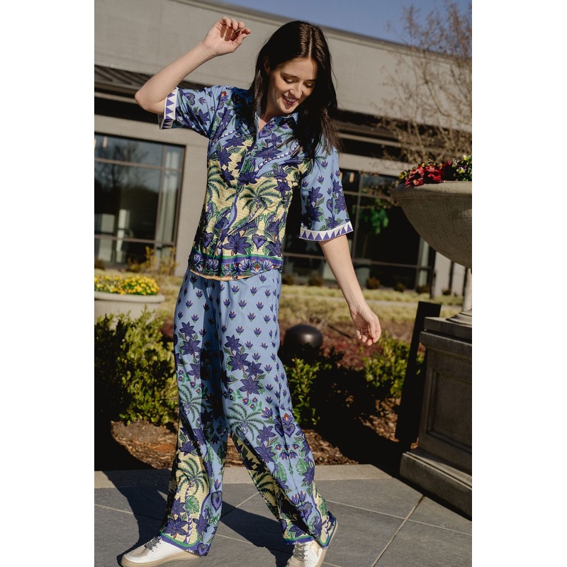 Sarah Pant | Blue Lotus|XS|S|M|L|XL