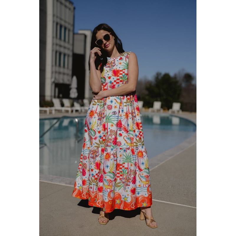 Stephe Maxi Dress – Tropical|XS|S|M|L|XL