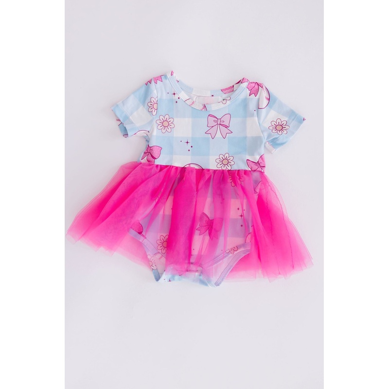Take Me Out to the Bow Game Tutu Bodysuit