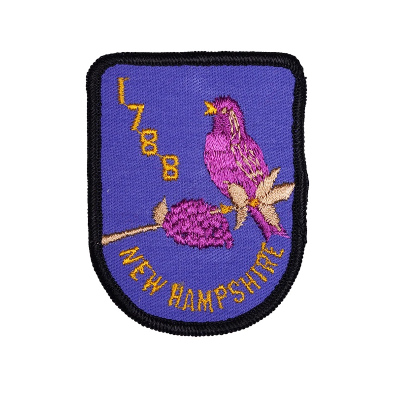 Vintage New Hampshire Embroidered Patch