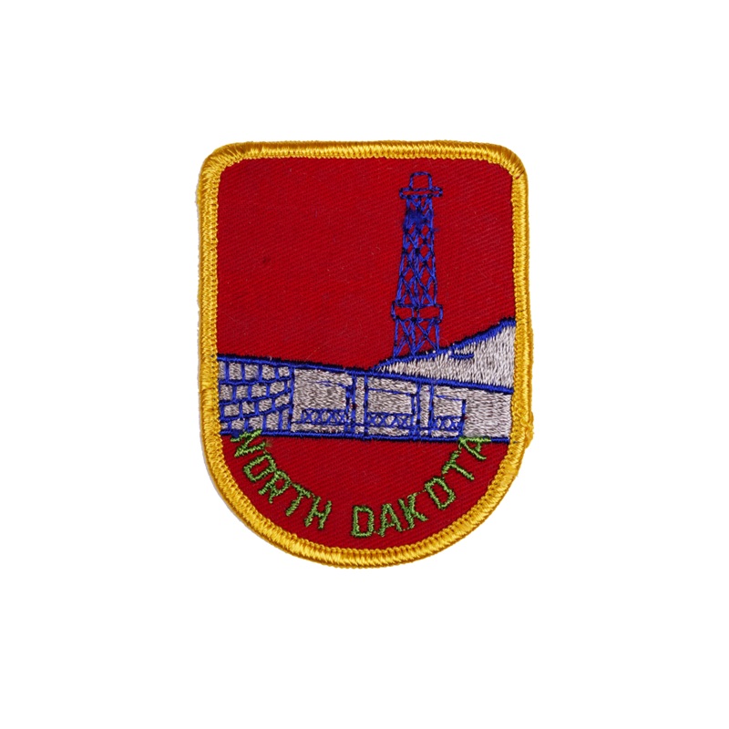 Vintage North Dakota Embroidered Patch