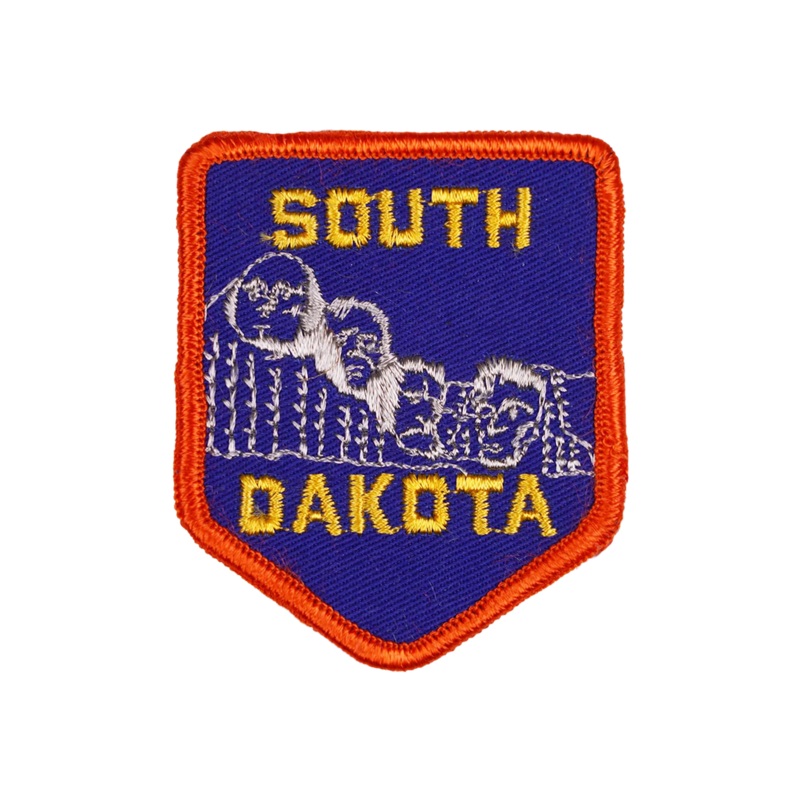 Vintage South Dakota Embroidered Patch
