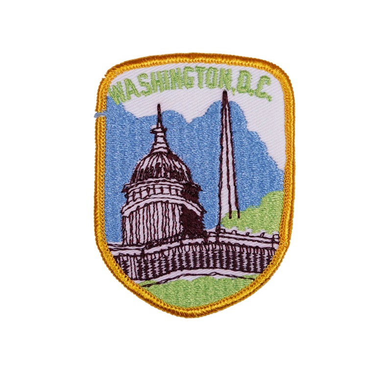 Vintage Washington D.C. Embroidered Patch