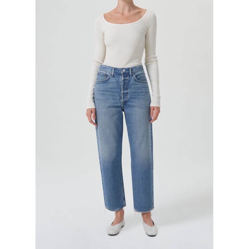 AGOLDE 90’S CROP MID RISE STRAIGHT IN BOUND