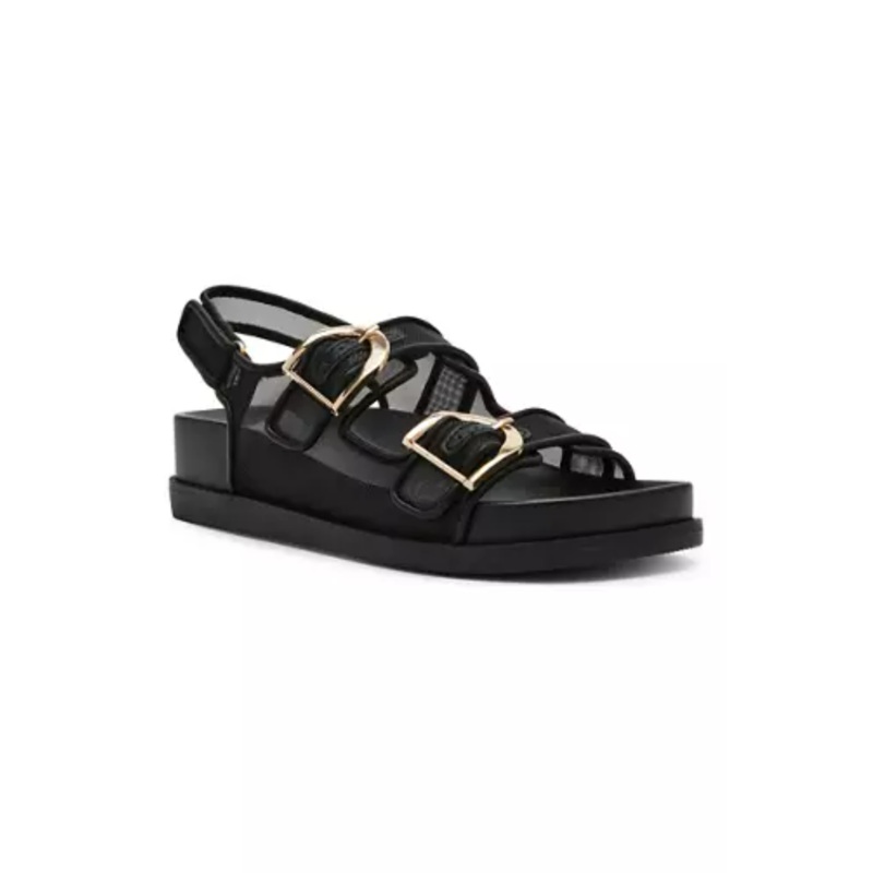 Alda Footbed Sandals|Black|6|6.5|7|7.5|8|8.5|9|10|9.5
