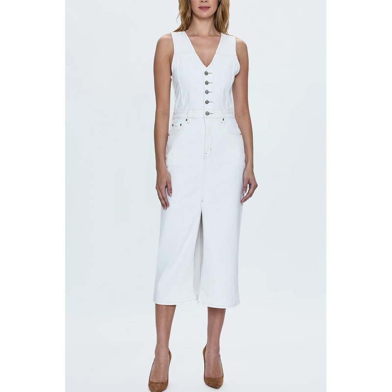 Alex Midi Mini Dress|Le Blanc|XS|S|M|L