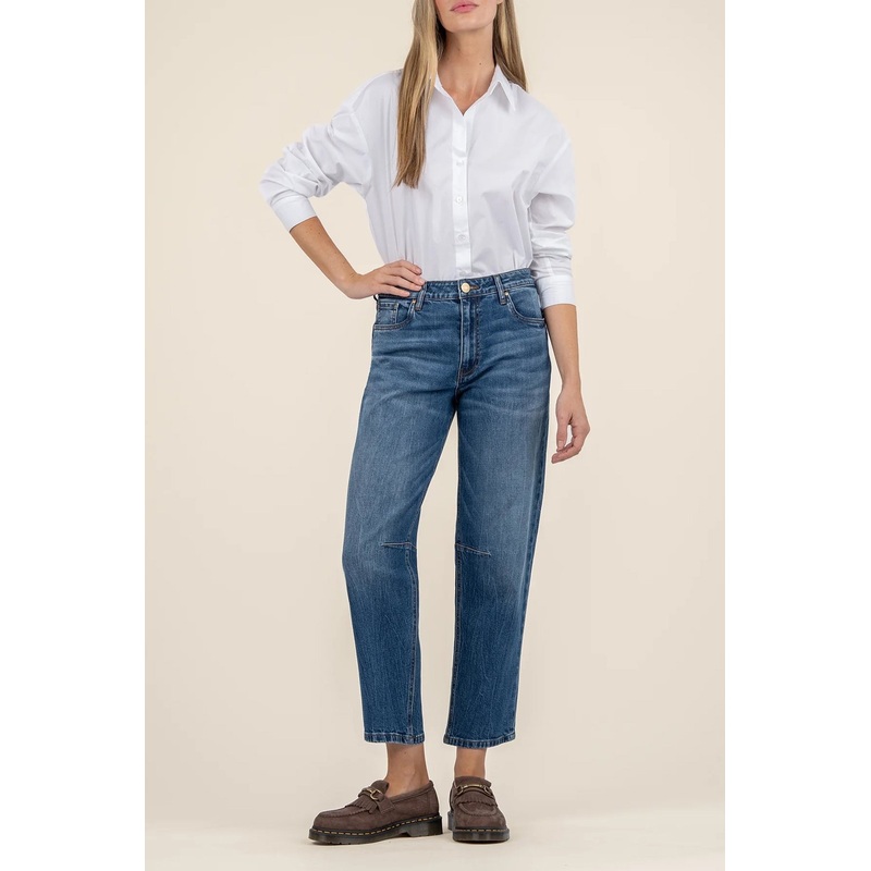 Ashley Slouchy Barrel Jean|Blue|00|0|2|4|6|8|10|12|14