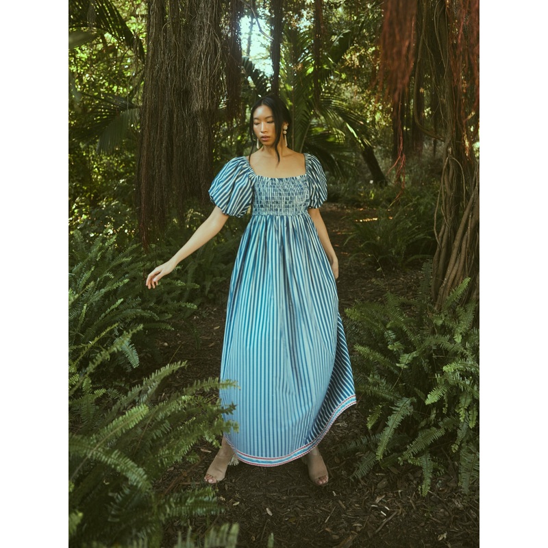 Aurora Dress|XX-Small|X-Small|Small|Medium|Large|X-Large|XX-Large|Navy Stripe