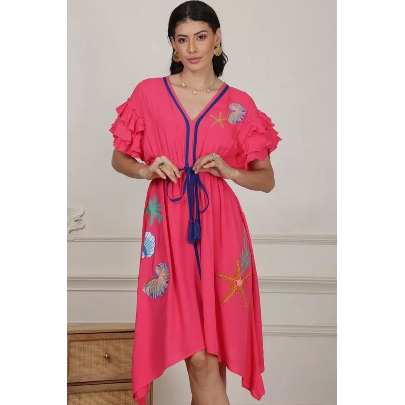 Beach Dress|Pink|M|L|XL