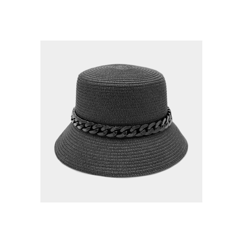 Belted Bucket Hat|Black|Beige|ONE_SIZE