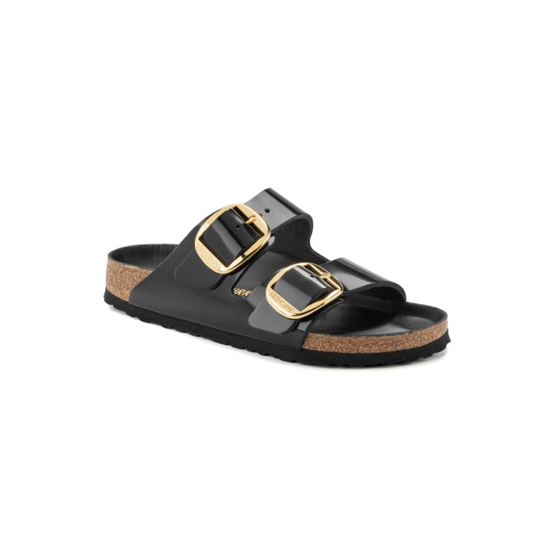 Birkenstock Arizona Oiled Leather Big Buckle Narrow Width in Cognac