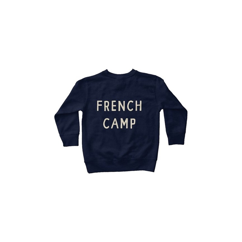 FRENCH CAMP SWEATSHIRT|2T|3T|4T|5/6|7|navy