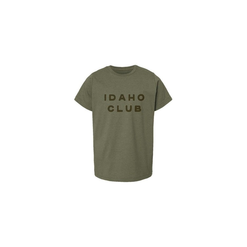 IDAHO CLUB TEE|xs|s|m|l|xl|military green
