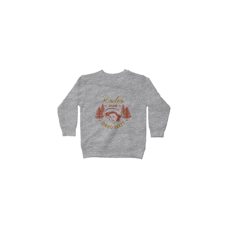 IDAHO RODEO SWEATSHIRT|2T|3T|4T|5/6|7|heather grey