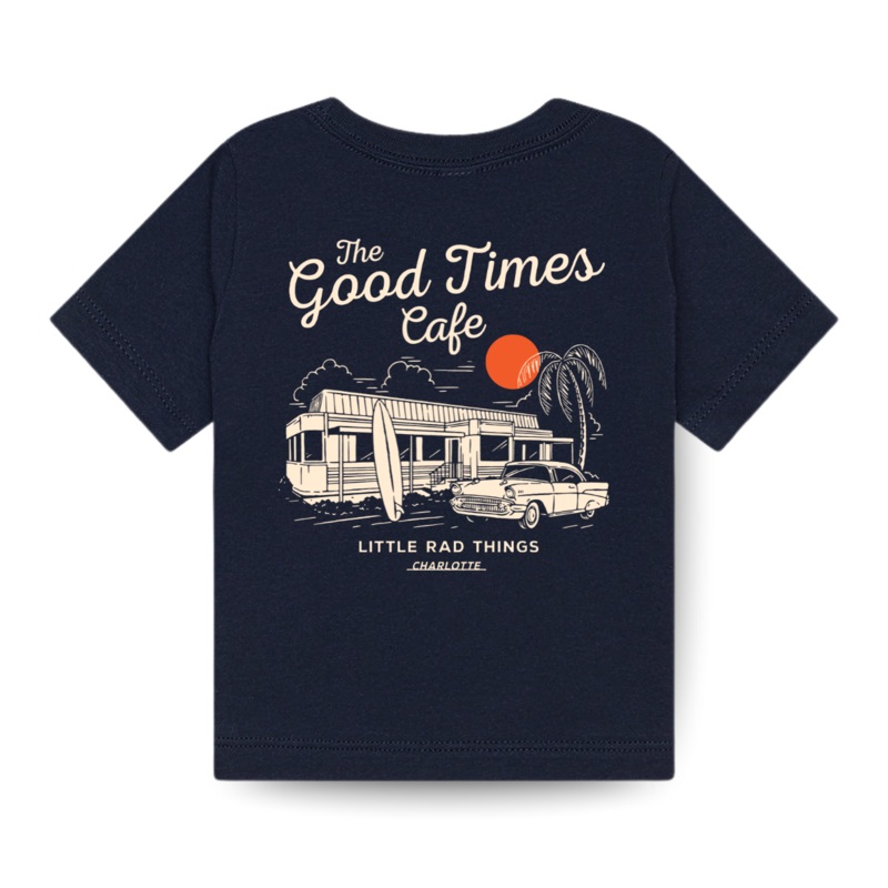 [LIMITED EDITION] THE GOOD TIMES CAFE TEE – NAVY