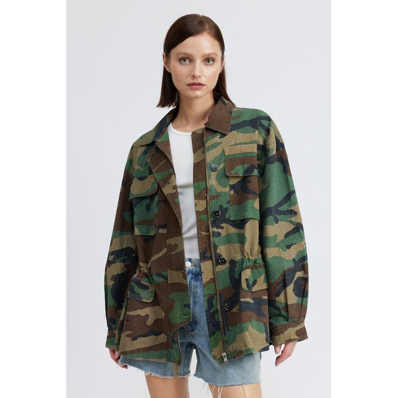 CAMO OVERSIZED JACKET|CAMO|S|M|L