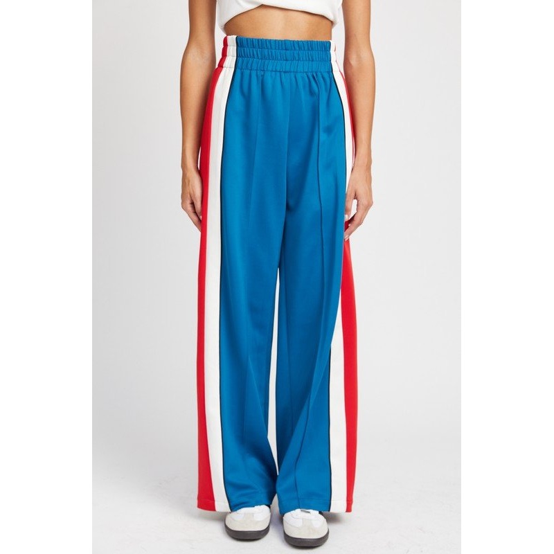 COLORBLOCK TRACK PANTS|NAVY COMBO|TEAL COMBO|S|M|L