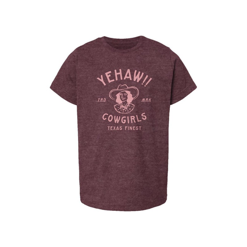 Cowgirls Tee|xs|s|m|l|xl|VINTAGE BURGUNDY