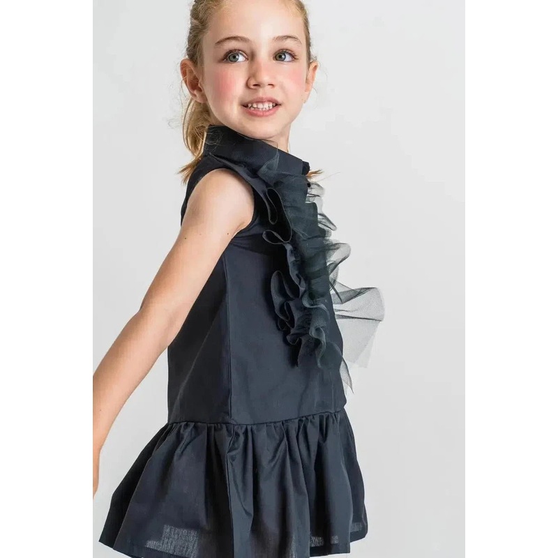 FAIRWAY DRESS BLACK|3 YEARS|4 YEARS|5 YEARS|BLACK