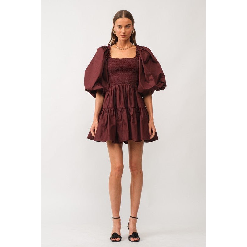 FINAL SALE Yoona Dress|Small|Medium|Large|Brown