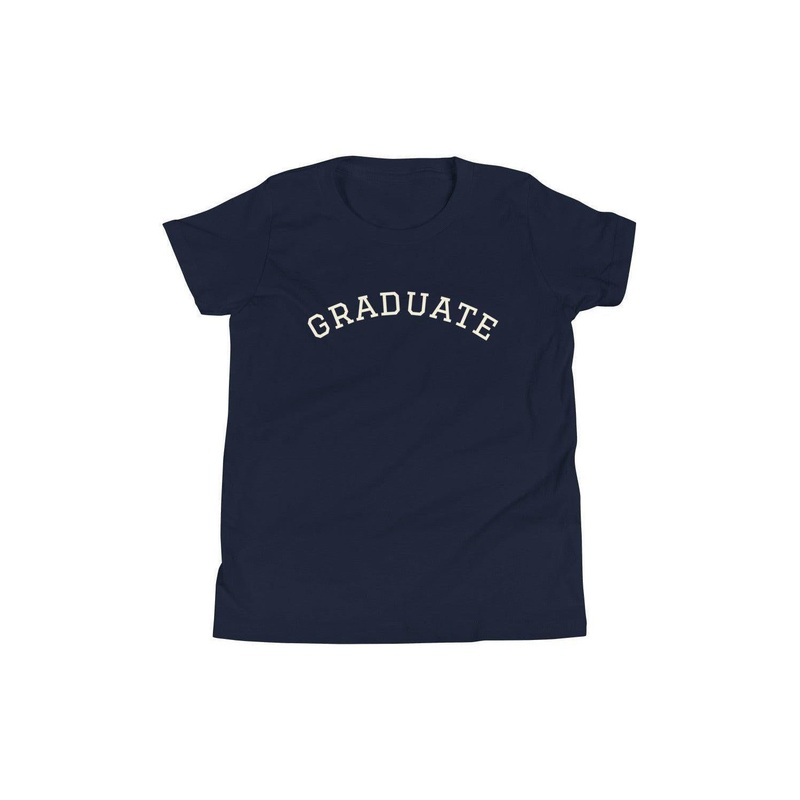 Grad Tee|Black|Navy|Red|Dark Grey Heather|True Royal|Berry|Heather Forest|Kelly|Heather Columbia Blue|Athletic Heather|S|M|L|XL