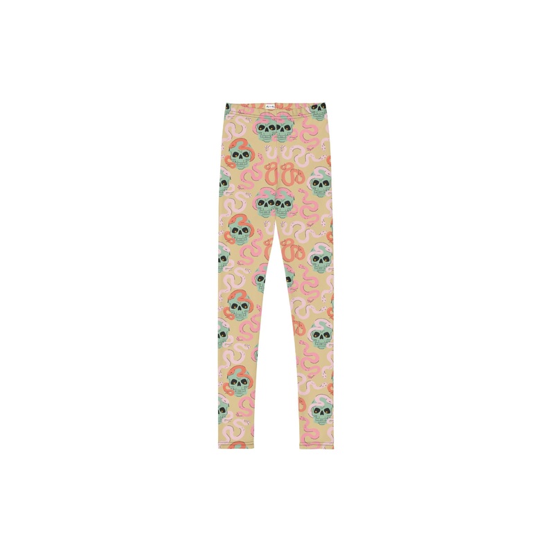 Mint Skull-Snake Leggings Youth