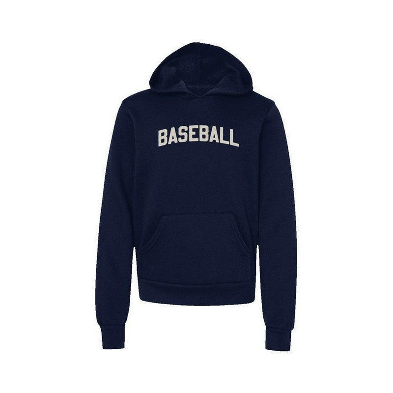 Navy Baseball Hoodie|s|m|l|navy