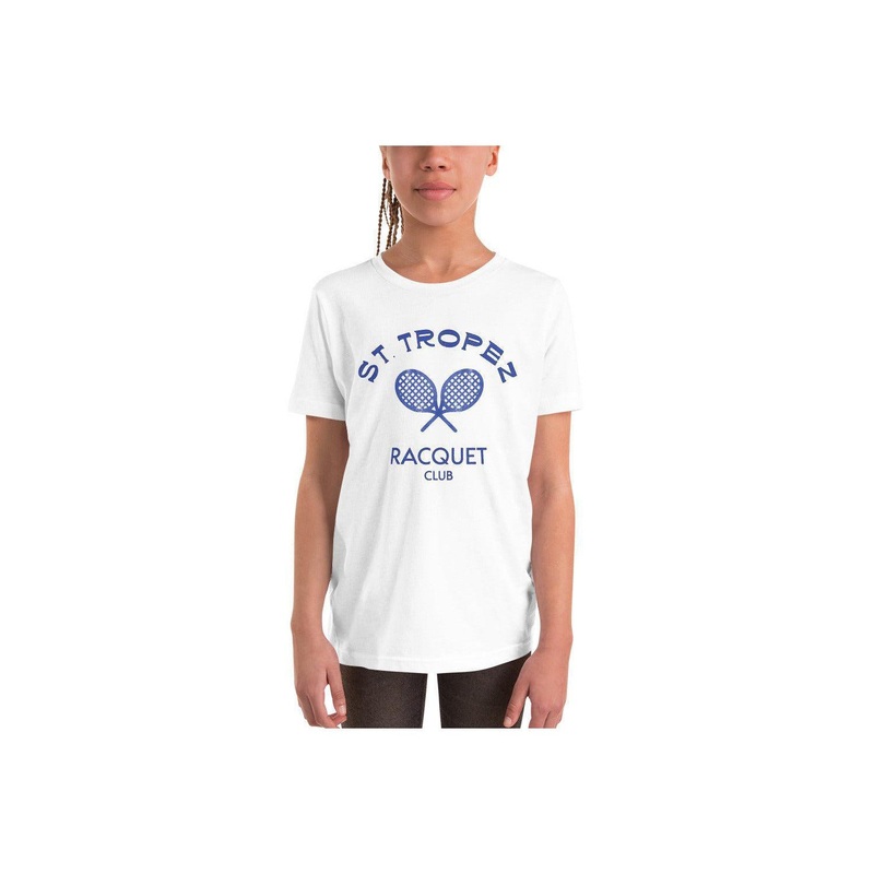 Tropez Racquet Club Tee|Navy|Heather Columbia Blue|White|S|M|L|XL