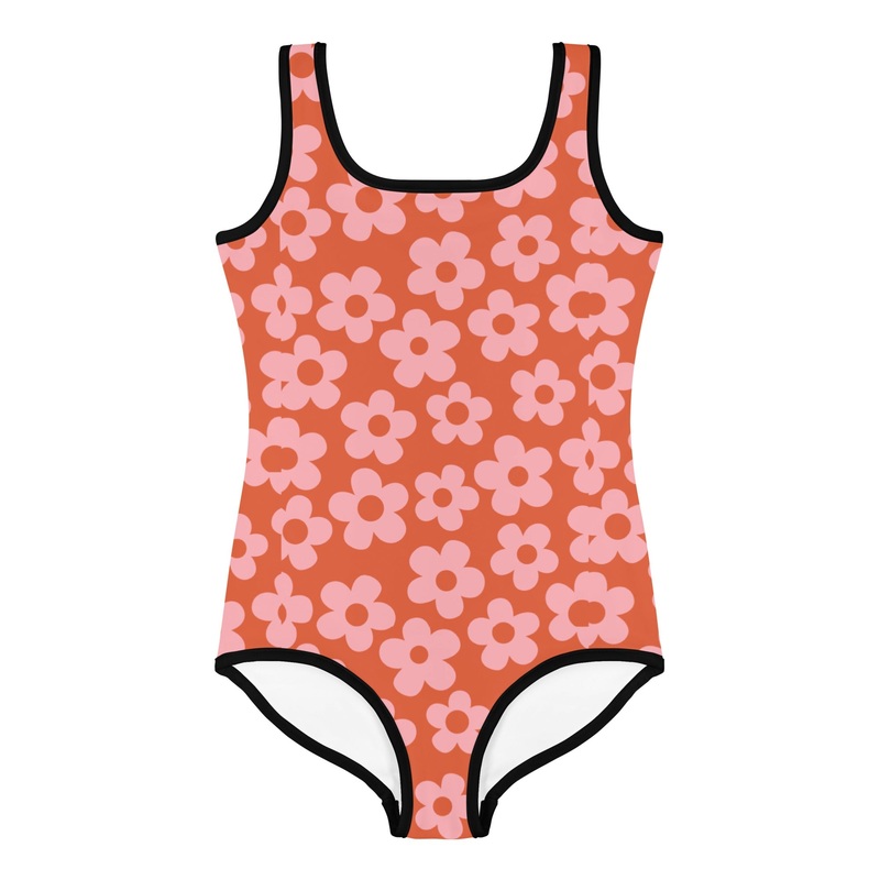 V-Day Mix & Match Flower Swimsuit/Leotard Kids