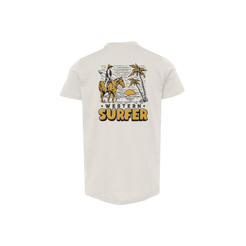 Western Surfer Tee|s|m|l|xl|natural