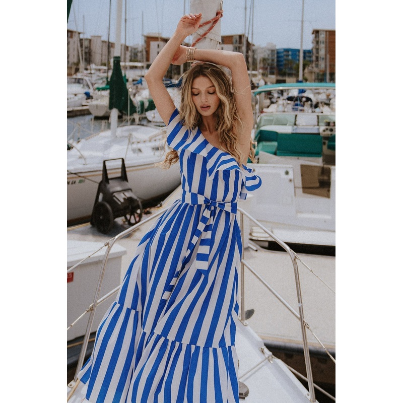 DAYS LIKE THESE POPLIN MIDI DRESS