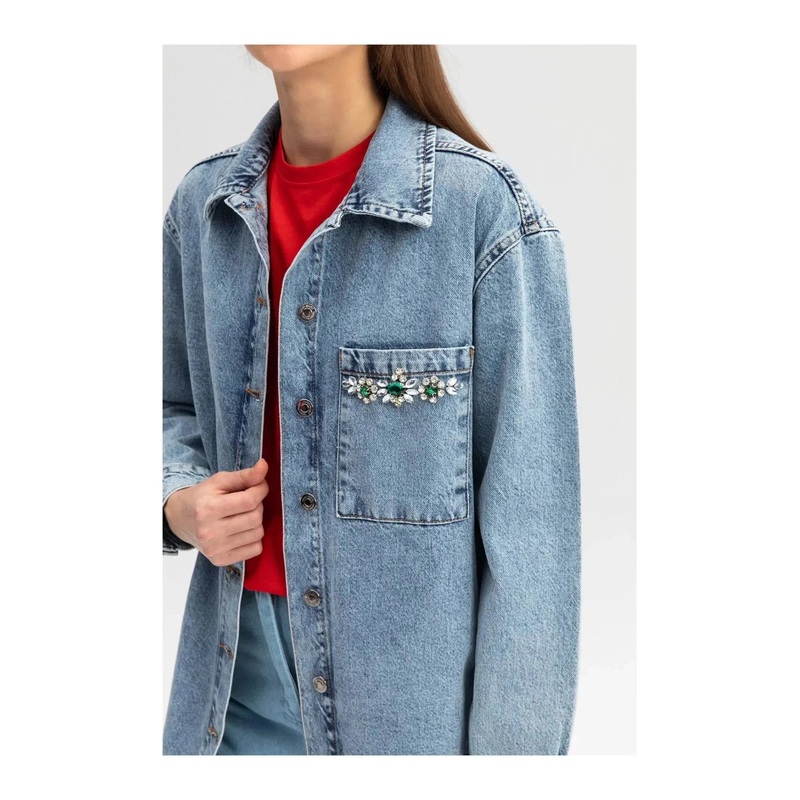 FINAL SALE STONEWORK DENIM JACKET