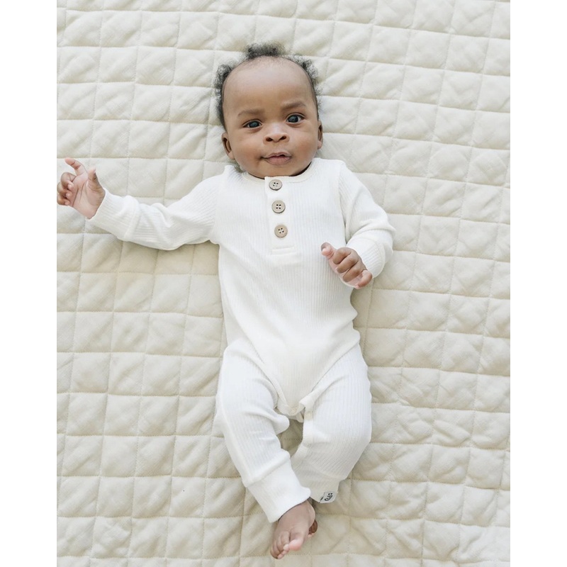 Organic Jumpsuit | Milk|Newborn|0-3M|3-6M|6-12M