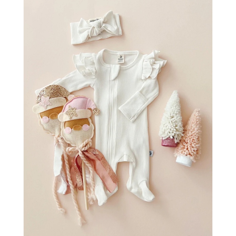 Organic Zip Footie Set | Milk|0-3M|3-6M|6-12M