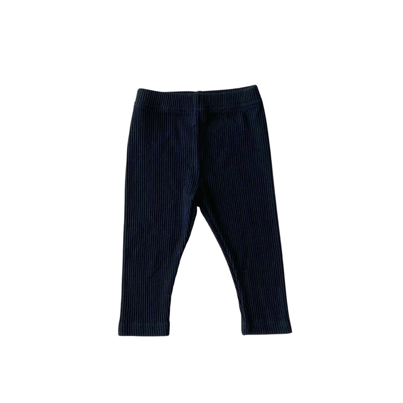 Ribbed Leggings | Black|Newborn|0-3M|3-6M|6-12M|12-18M|18-24M|2T