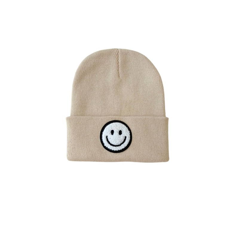 Smiley Beanie | Beige|Baby|Toddler