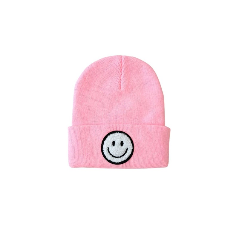 Smiley Beanie | Pink|Baby|Toddler