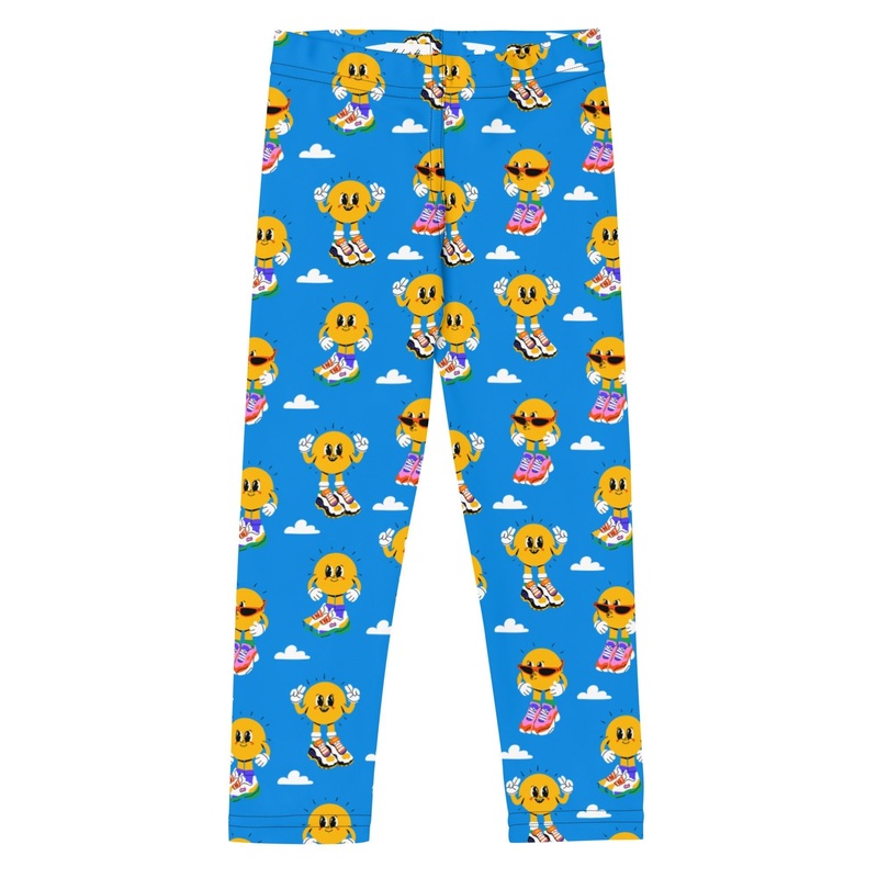 Sunny Days Kids Blue Leggings|2T|3T|4T|5T|6|6X|7