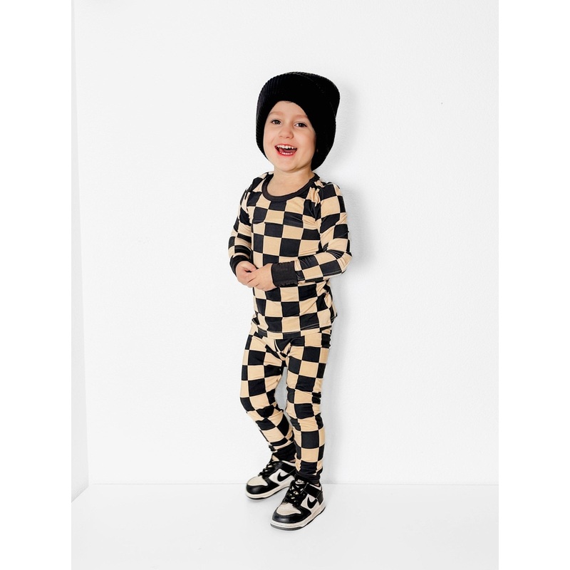 Checked Out 2-Piece Pajama Set