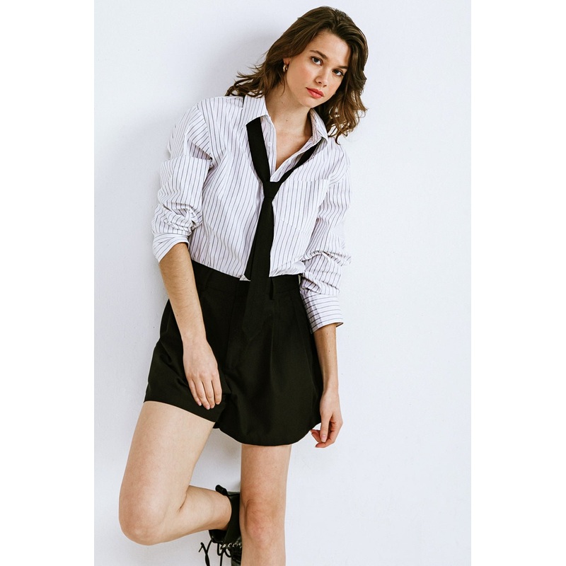 DESTINED TO IMPRESS WOVEN ROMPER