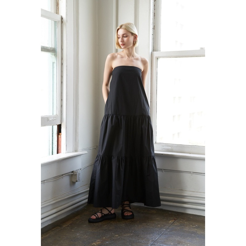 GIRLS JUST WANNA HAVE WOVEN MAXI DRESS