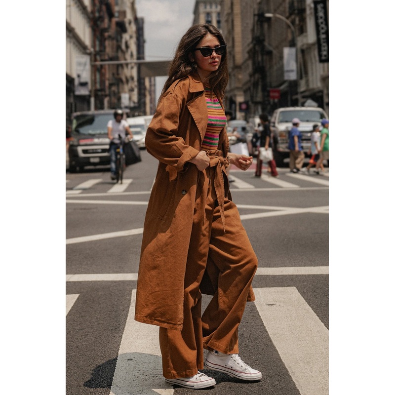 KEEPER OF MY HEART TWILL TRENCH COAT