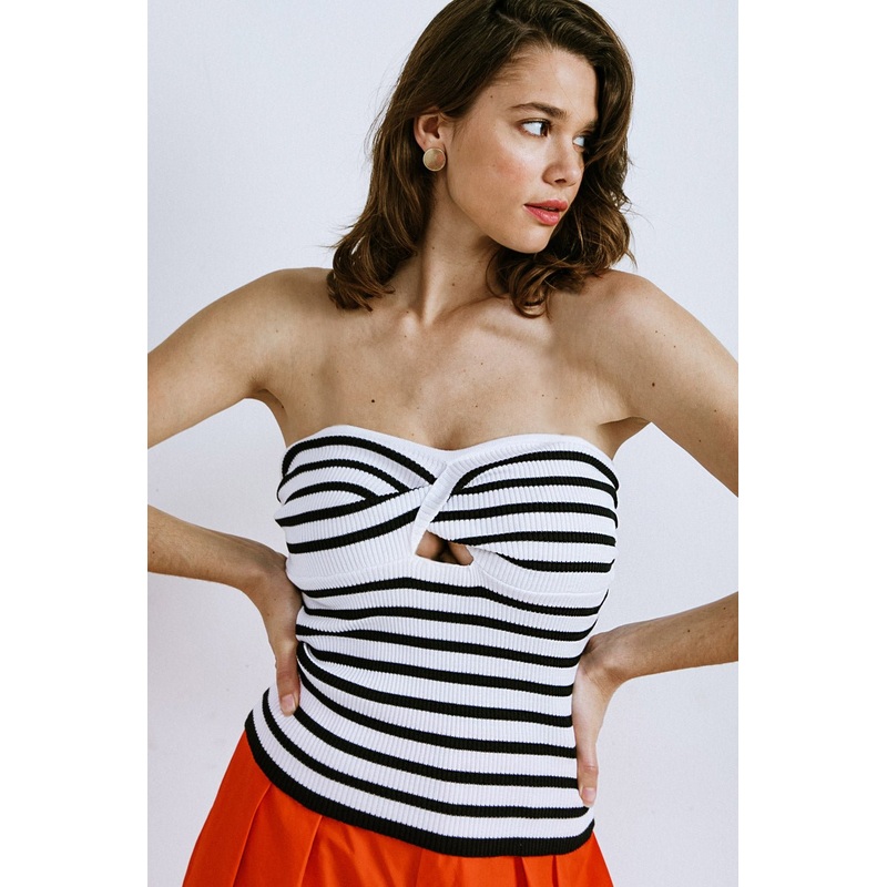 PART OF MY STORY KNIT TUBE TOP