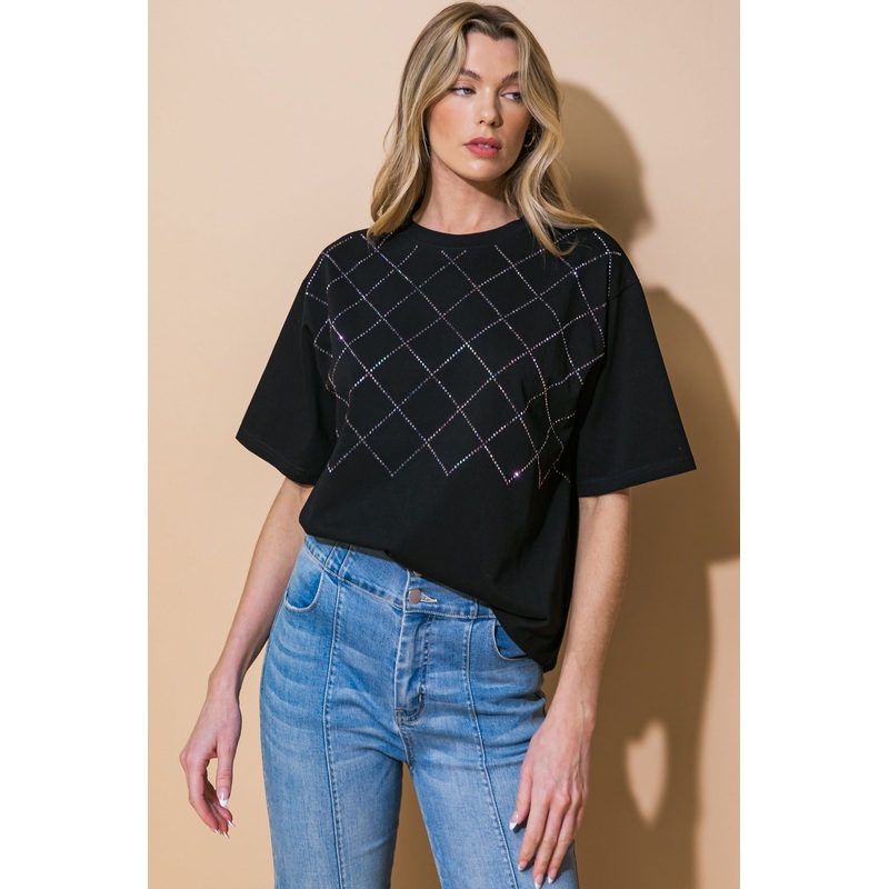 PRETTY PERCEPTION KNIT TOP|OFF WHITE|BLACK|S|M|L