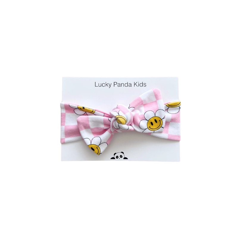 Smiley Daisy Headband|One Size