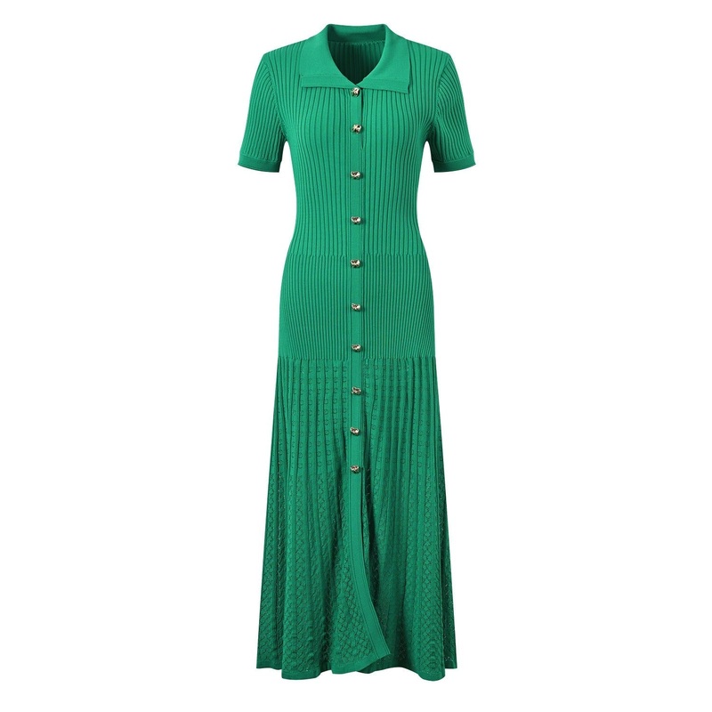 Asline Dress|green|black|S|M|L