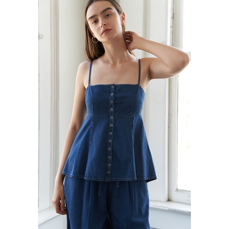 AUTHENTIC MOMENTS LIGHTWEIGHT DENIM TOP